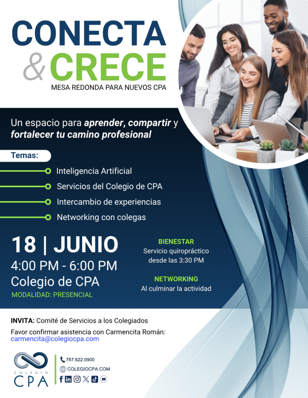 Conecta & Crece - Mesa Redonda para Nuevos CPA