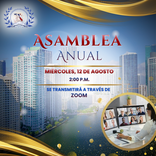Virtual: Asamblea Anual 2025-2026 Capítulo Florida